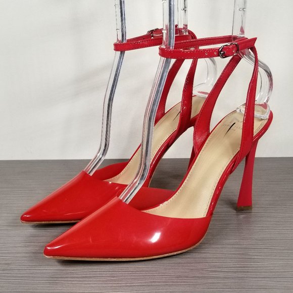 Marc Fisher Sereno Pump, Red , Womens Size 7.5 / 38 - Picture 3 of 11